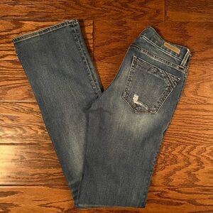 Buckle Black Women’s Tailored Boot Cut Jean 25x34